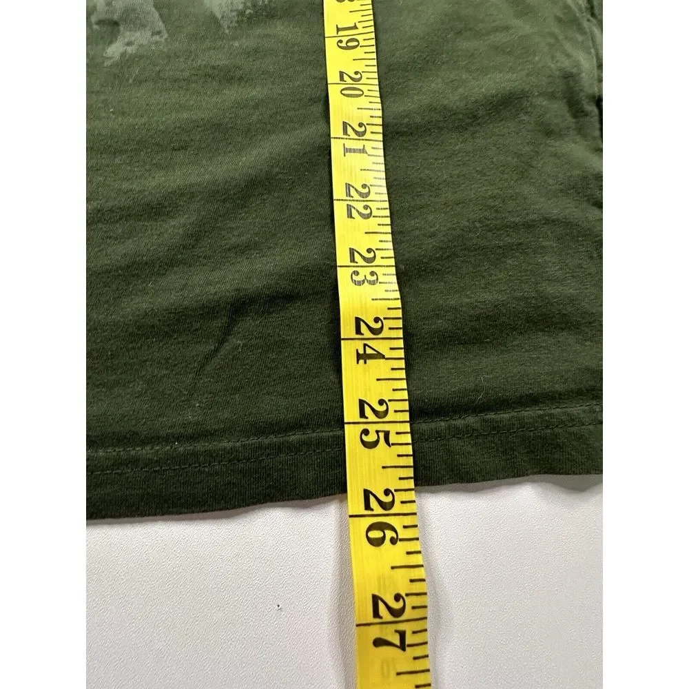 Vtg Ireland Destination T-Shirt Green‎ Graphic Y2K Vibe XL